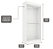 Armário Estante Cabideiro Duplo Cromado em MDF Branco 15mm - Para Loja ou Closet – Direto da Fábrica com Desconto | 1,85x0,90x0,32m - Imagem 8