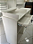 Balcão Caixa/Atendimento em MDF Branco 15mm com Prateleiras Laterais Para Loja – 1,10x1,00x0,38m - Imagem 3