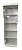 Estante Armário Para Loja com Porta de Vidro, Dobradiças Reforçadas, Fechadura e Chaves – Ideal para Colecionadores e Produtos de Alto Valor - Imagem 1