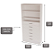 Armário Estante com 6 Gavetas com 2 prateleiras – Ideal para Closet e Lojas | MDF 15mm – 1,85x0,90x0,32m - Imagem 2