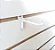 1 Painel Canaletado Slat Wall Branco Mdf 0,60 M Altura X 1,20 M de Largura - Imagem 5