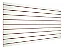 1 Painel Canaletado Slat Wall Branco Mdf 0,60 M Altura X 1,20 M de Largura - Imagem 3