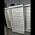 Armário Expositor Estante Vitrine Canaletado MDF Branco – 1,85x0,90x0,32m | Ideal para Lojas - Imagem 2