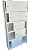 Armário Estante Prateleira com 5 Portas Deslizantes | MDF 15mm – 1,85x0,90x0,32m | Ideal para Loja ou Residência - Imagem 1