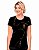 Camiseta Quadrada Feminina Dry Preto e Dourado - Imagem 1