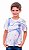 Camiseta Infantil Dry Brasil Branco e Azul - Imagem 1