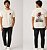 Camiseta Algodão O Amor Constrange Off White - Imagem 1