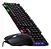 KIT TECLADO E MOUSE GAMER SEMI MECANICO RGB KP-TE118 COM FIO - Imagem 1