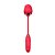Vibrador Vai e Vem com Estimulador de Clitóris em Formato de Rosa - Greebaby - 7633 VB123 - Imagem 2