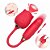 Vibrador Vai e Vem com Estimulador de Clitóris em Formato de Rosa - Greebaby - 7633 VB123 - Imagem 4