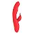 Vibrador Potente de Ponto G e Clitóris com Batidinhas  - Dino G - Vermelho - 8009 - Imagem 2