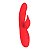 Vibrador Potente de Ponto G e Clitóris com Batidinhas  - Dino G - Vermelho - 8009 - Imagem 3