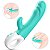 Vibrador de Ponto G e Clitóris Feito Em Silicone Aveludado - Recarregável e Potente - SPRAY - Azul - S-Hande - 7004 - Imagem 1