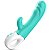 Vibrador de Ponto G e Clitóris Feito Em Silicone Aveludado - Recarregável e Potente - SPRAY - Azul - S-Hande - 7004 - Imagem 5