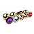 Plug Anal Metal Joia com Cristal 9x4cm DOURADO - G - 7054 - Imagem 3