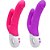 Jakiro - Vibrador Estimulador Ponto G Com Plug Anal Recarregável Em Soft Touch - 9 Vibrações PINK - 6721 - Imagem 2