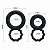 Anel Peniano Duplo Silicone com Textura Ondular  - Ring - 7330 - Imagem 4