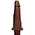 Pênis 8 Maciça c/ vibrador cor Pele - 16x4cm - ADAO16 - Imagem 3
