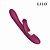 Vibrador de Ponto G e Clitóris com 10 Modos de Vibração, Aquecimento e Visor LCD - Recarregável - PG112 MAGENTA - Imagem 3