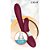 Vibrador de Ponto G e Clitóris com 10 Modos de Vibração, Aquecimento e Visor LCD - Recarregável - PG112 MAGENTA - Imagem 2
