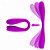 Vibrador Casal Recarregável Ajustável Dispõe de 12 Modos de Vibração YEDDA - PG083/6312 - Imagem 2