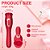 Vibrador 2 em 1 - Boca Massageadora com Sucção e 10 Modos de Estimulação - VB154 - Imagem 2