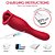 Vibrador 2 em 1 - Boca Massageadora com Sucção e 10 Modos de Estimulação - VB154 - Imagem 5