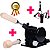 Máquina de Sexo com Controle Multivelocidade com Pênis ou Vagina - Sex Machine - Imagem 1
