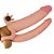 Capa Peniana c/ Extensor de 2,5 cm e Pênis para Dupla Penetração com Vibro - LOVETOY PLEASURE X-TENDER CA054 - Imagem 2