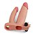 Capa Peniana c/ Extensor de 2,5 cm e Pênis para Dupla Penetração com Vibro - LOVETOY PLEASURE X-TENDER CA054 - Imagem 3