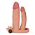 Capa Peniana c/ Extensor de 2,5 cm e Pênis para Dupla Penetração com Vibro - LOVETOY PLEASURE X-TENDER CA054 - Imagem 5