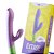 Vibrador Vai e Vem Macio e Potente com Estímulo de Clitóris  -  EXTASE  - IM0443 - Imagem 3