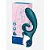 Vibrador Ponto G com Estimulador de Clitóris em Silicone Hug Me CINZA/AZUL - Satisfyer SF2170 - Imagem 1