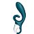 Vibrador Ponto G com Estimulador de Clitóris em Silicone Hug Me CINZA/AZUL - Satisfyer SF2170 - Imagem 3