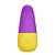 Vibrador Formato de Língua com 10 Modos de Vibração Potentes - LA LINGUETA ROXO/AMARELO - IM0416 - Imagem 3