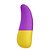 Vibrador Formato de Língua com 10 Modos de Vibração Potentes - LA LINGUETA ROXO/AMARELO - IM0416 - Imagem 2