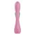 Vibrador Duplo Flexível Linha Vibra Collors - DOUBLE PASSION ROSA/VERDE - IM0415 - Imagem 5