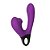 Sugador e Vibrador Ponto G com Alça e Sucção no Clitóris - Recarregável ROXO - DB002 - Imagem 1