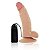 Penis Vibrador Curvo Ventosa e Escroto 15 x 3,5cm Sensual - RMCP14EV-1 - Imagem 1