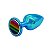 Plug Anal Metálico PRIDE Azul 6,5 cm x 2,5 cm - HARD - HA175A - Imagem 1