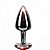 Plug Anal Hard Metálico Colors Prata 6,5 cm x 2,5 cm - HA118C - Imagem 2