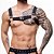Harness Peitoral Elástico Com Argolas Detalhe Botão Níquel - Imagem 1