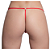 Calcinha fio tule com argolinha - Vermelho - Y5052 - Imagem 1