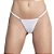 Calcinha fio tule com argolinha - Branco - Y5052 - Imagem 1