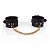 Bracelete Algema Luxo TOP GOLD - Com Corrente Dourado - Fetiche e Sado - NS148 - Imagem 3