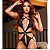 Body THEMIS - PRETO - Corrente no Bumbum - Tamanho Único - DOCE OLHAR - Imagem 4