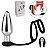 Plug para Próstata em Aço com Anel Duplo e controle Remoto - SI 8639 - Imagem 1
