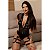Fantasia Erótica DETENTA SOFIA SEXY -  Body, Cinta Liga e Perneira - Garota Veneno 2318 - Imagem 1