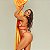 Conjunto Sensual Sem Bojo  Recortes Vazados com Regulagem nas Taterais - VERMELHO (Segredo) - 668 - Imagem 3