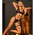 Conjunto Sensual de Renda Sem Bojo com Liga - PRETO - 772 - Segredo da Paixão - Imagem 1